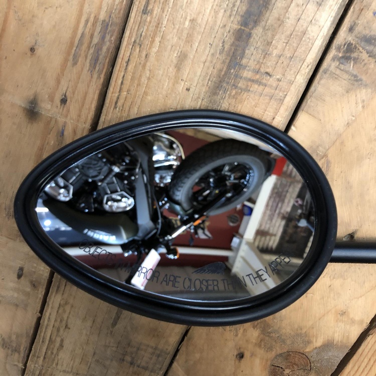 Indian Motorcycle left hand mirror - matt black